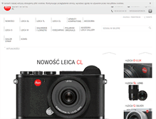 Tablet Screenshot of leicastore.pl